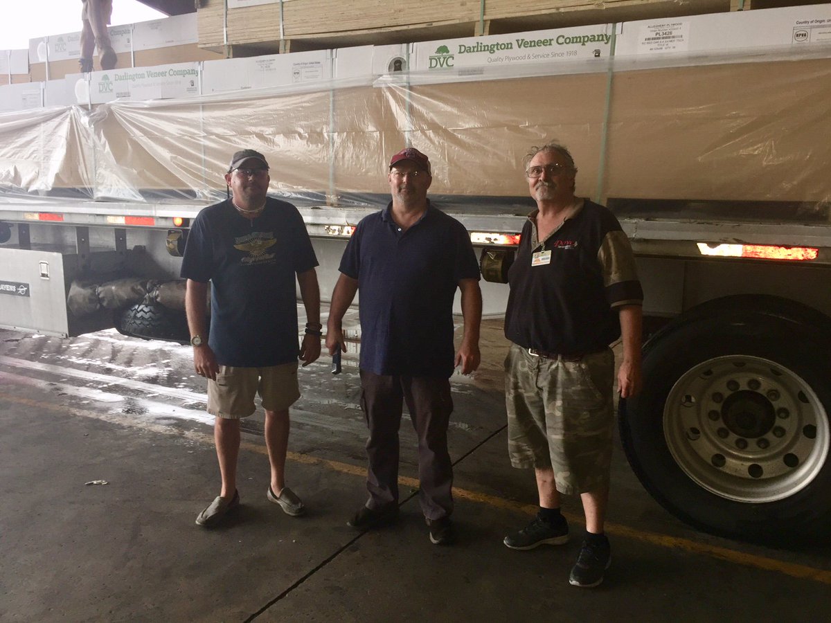 hardwoodplywood's tweet photo. DVC lost power at about 10AM on 10/11 & had a skeleton crew of team members that stayed on & picked up right where they left off @ 2:30 when power was restored. We would like to take a moment to say, "THANK YOU & WE APPRECIATE YOU ALL." #WeAreDVC #HurricaneMichael #ThankYou https://t.co/smJn9bviK4