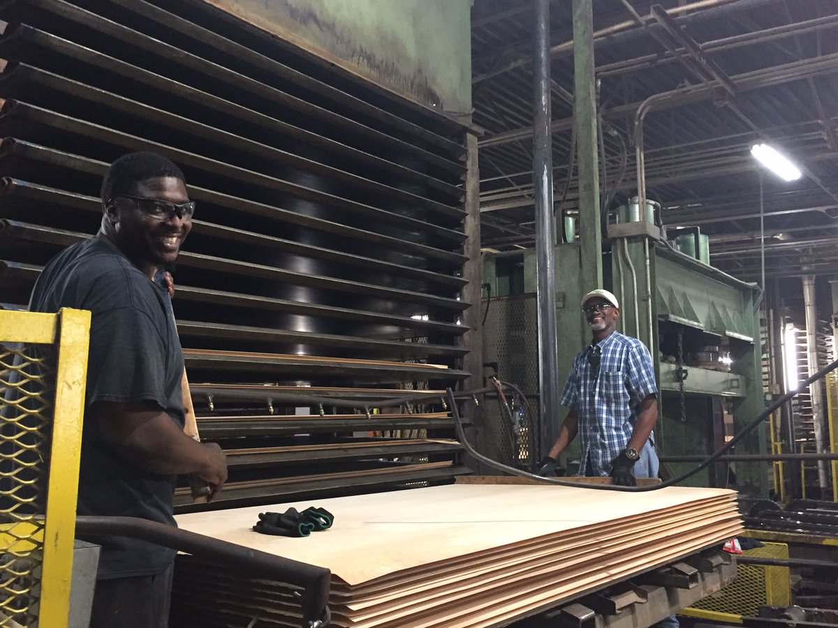 hardwoodplywood's tweet photo. DVC lost power at about 10AM on 10/11 & had a skeleton crew of team members that stayed on & picked up right where they left off @ 2:30 when power was restored. We would like to take a moment to say, "THANK YOU & WE APPRECIATE YOU ALL." #WeAreDVC #HurricaneMichael #ThankYou https://t.co/smJn9bviK4