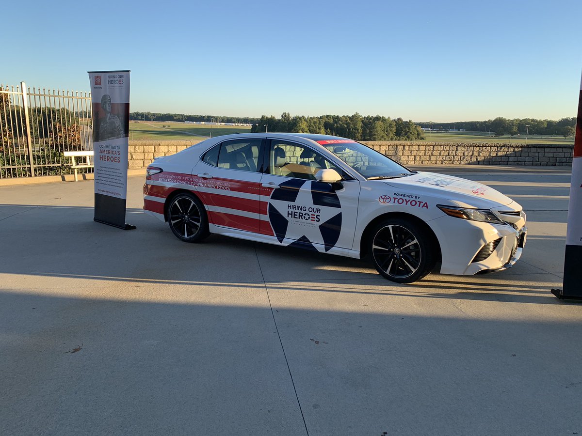 hiringourheroes's tweet photo. We are setting up for the #HOHExpo with the #ATLAirShow at the Atlanta Motor Speedway, now!. Looking for work in the #ATL area? Join us today until 5pm or find an event in your area at https://t.co/cLC2lMX4di https://t.co/2P4084O8S5