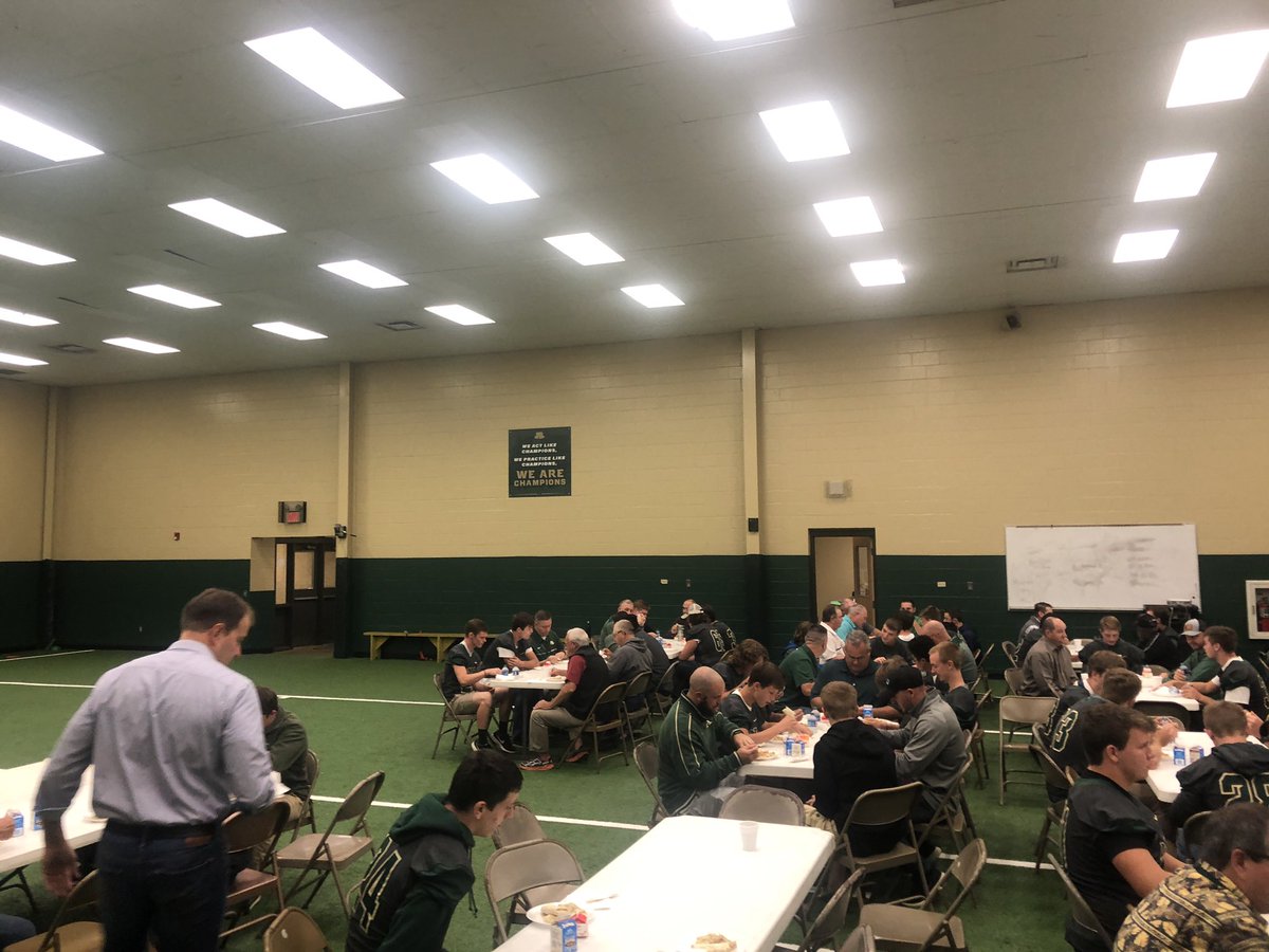 Breakfast of Champions - Clarksville Week!

Thank you to Head 8th Grade Coach / Junior High Defensive Coordinator Alex Burris for delivering the message this morning to the Sr. Airedales! <a href="/AlexBurris20/">Alex Burris</a> #GoAiredales #DestroyTheDoubt