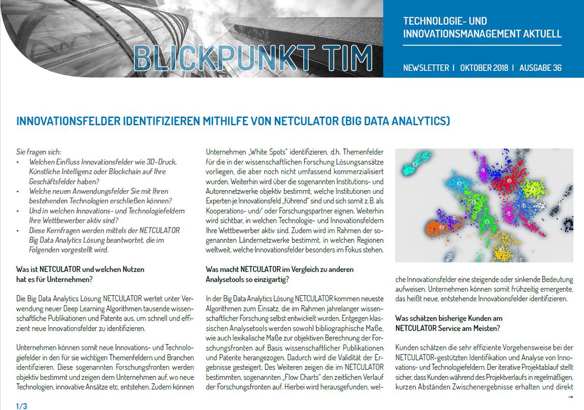 TIM October Newsletter: Interview with Dr. Julian Kauffeld - what is #Netculator?
#semanticanalysis #crossindustryinnovation #marketresearch
Sign up and download our free pdf: tim-consulting.eu/newsletter-abo…