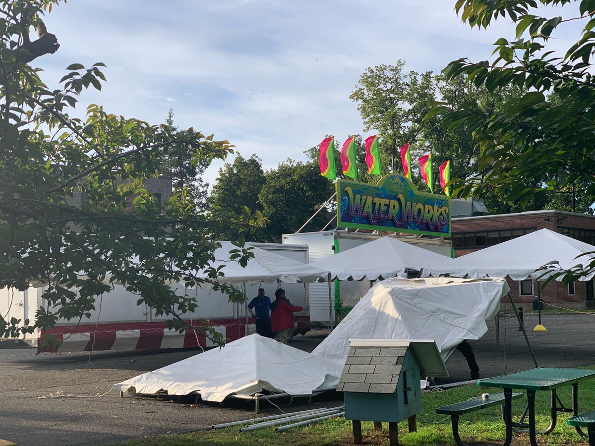 Getting ready for #FalconFest2018!  Will we see you here tomorrow for all the fun and friends? #FelicianAlumni