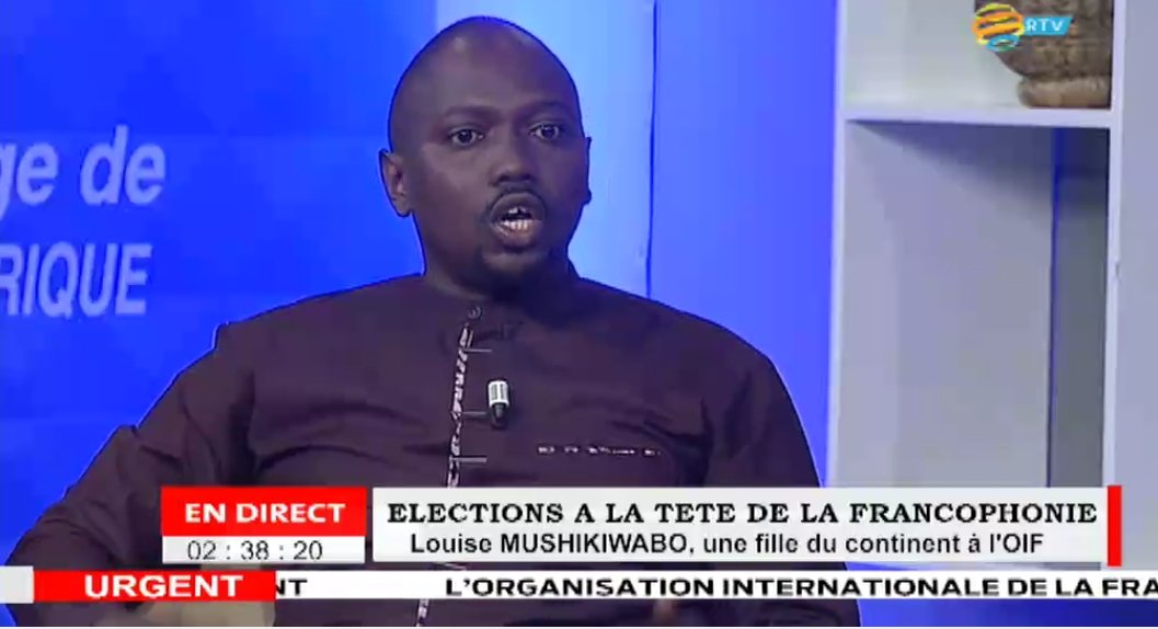 rbarwanda's tweet photo. En Direct  sur #RTV / ELECTION A LA TETE DE LA FRANCOPHONIE .
@OIFfrancophonie
@LMushikiwabo #Rwanda @novellanik @esabiti https://t.co/a4r7nmQ6Ln