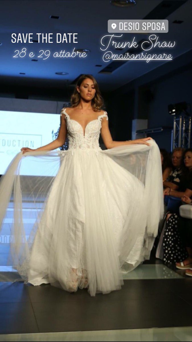 desiosposa's tweet photo. Vieni a provare in anteprima la Nuova Collezione Seduction 2019 di @MaisonSignore 
Ti aspettiamo in occasione del #TrunkShow nel nostro atelier di Barcellona Pozzo di Gotto il 28 e 29 ottobre! 

A breve più dettagli... #staytuned!

#desiosposa #seduction https://t.co/2fkCLd7yEo