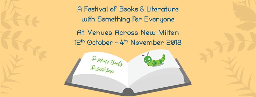 Today's the Day.  Play on Words Literary Festival, New Milton, begins.  A feast of books, plays, drama, fun, workshops, lunches and cream teas!