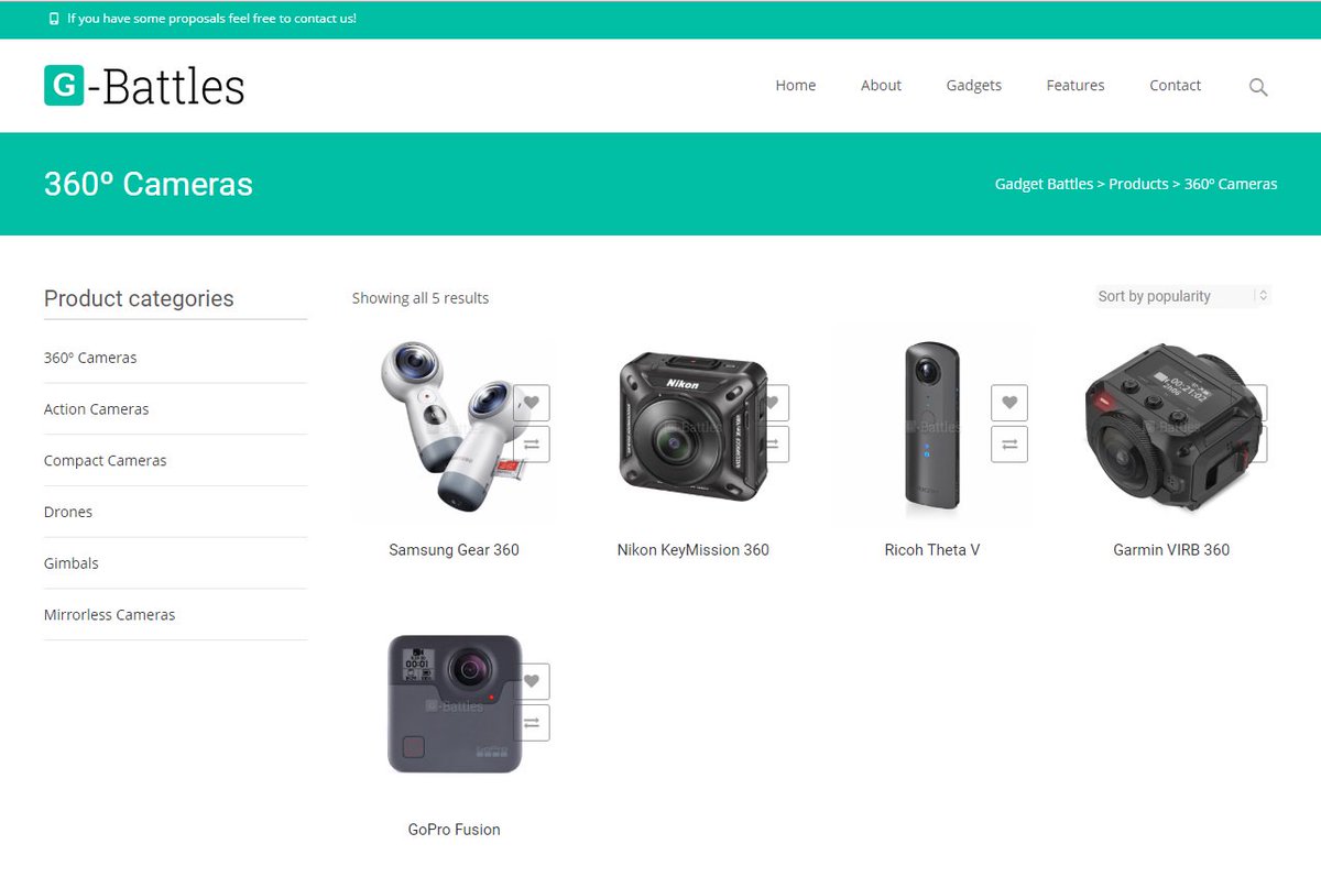 BattlesGadget's tweet image. We just added a new category to our database: 360 degree cameras:
gadget-battles.com/product-catego…
#360degreecamera #vr #VirtualReality #ActionCamera #360camera