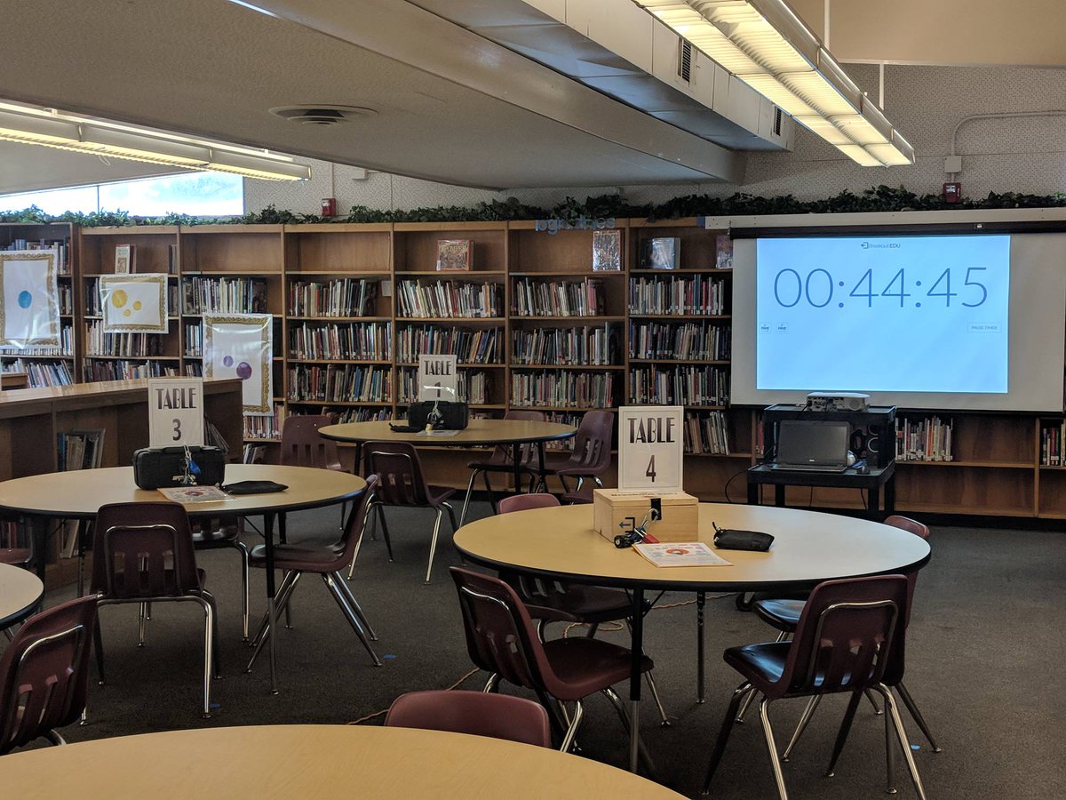 infosleuth78's tweet photo. Ready player one...#sequoiaeagles #wearesequoia #breakoutedu https://t.co/hc3oNtPfz7
