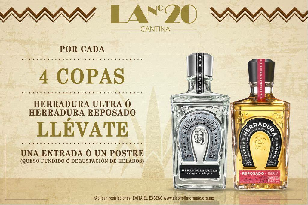 CantinaVeinte's tweet photo. Aquí en #LaNo20Cantina somos #AgaveBar y amamos compartir con un #Tequila. Disfruta de una entrada o un postre sólo con Herradura Ultra y Herradura Reposado. https://t.co/qxWcdSVjv9