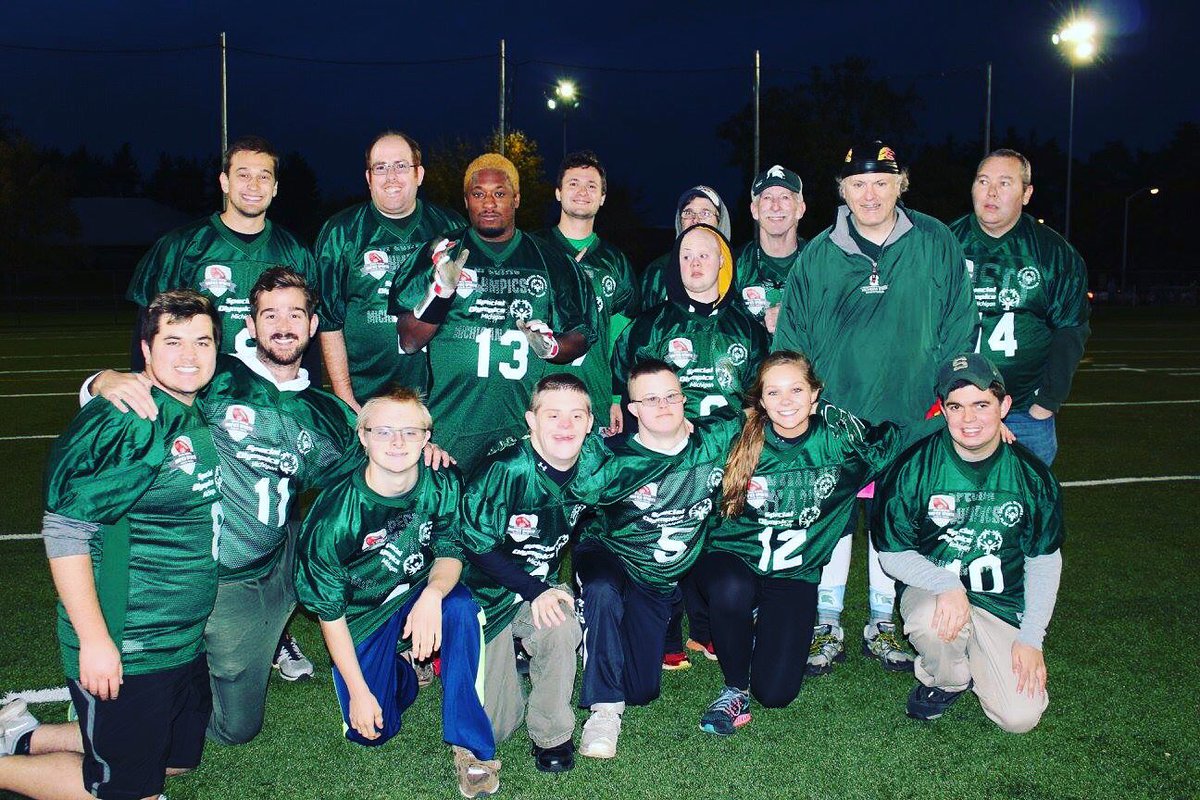 One week away before MSU Special Olympics takes on U of M Special Olympics.  For game details and to make a donation please use the link: firstgiving.com/event/SOMIspor…