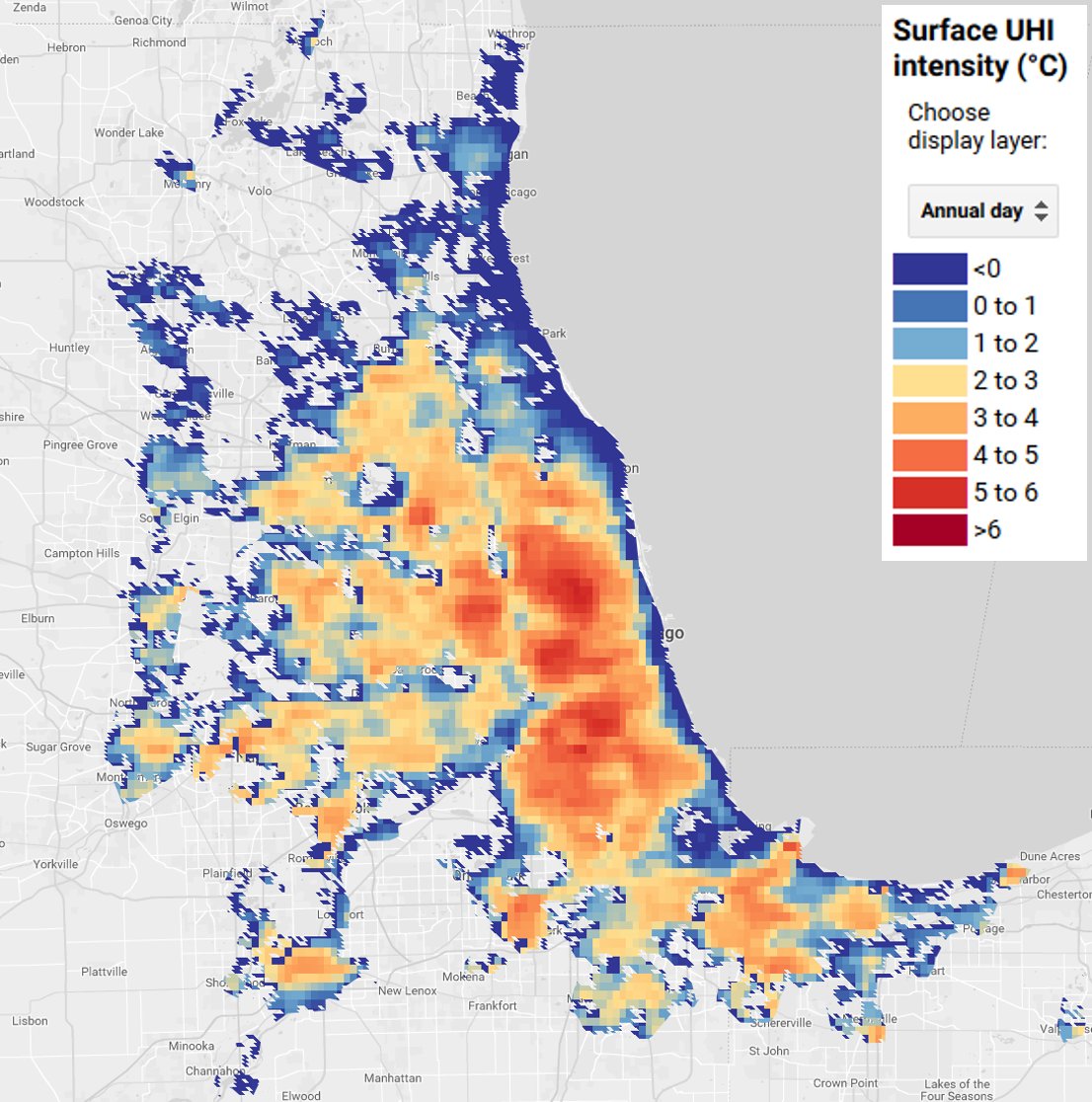 YaleEarthObs's tweet photo. Just launched: the Global Surface UHI Explorer, an interactive web portal to monitor urban heat island intensity across nearly all urban clusters on Earth.  Created by @YaleFES student TC Chakraborty.  Check it out here: https://t.co/TFKnVonWzX https://t.co/8rqWk59fDX