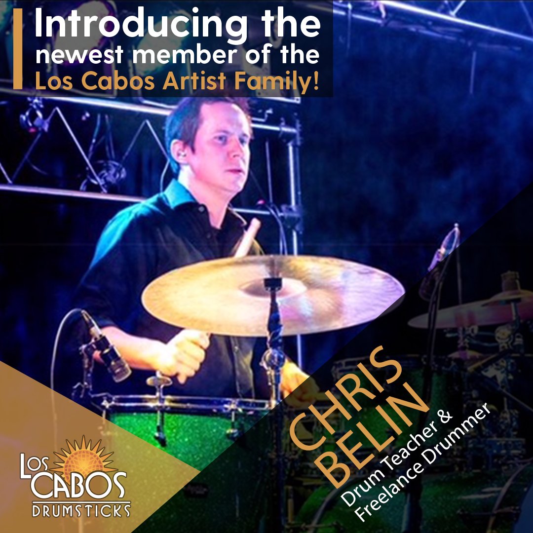 loscabossticks's tweet photo. Sending out a huge #LCDArtist welcome to @chrisbelindrums!
Chris is a Pittsburgh-based drum teacher and freelance drummer! Visit https://t.co/Jlg3501vi9 to learn more about our newest family member!
#LosCabosDrumsticks #DrumFam #DrumLife #Drummer #DrumGear https://t.co/1q5K5tMsdT