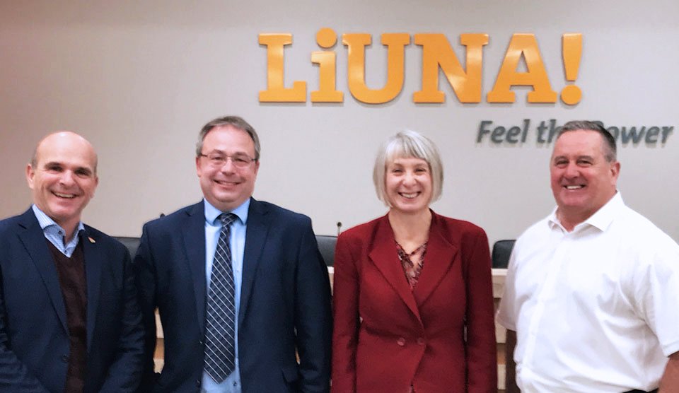 liunawc's tweet photo. Business Manager John Desrosiers of #LiUNA #Local92 welcomed members of @BuildingTradeAB & members of Alberta Federation of Labour as Local 92 hosted a meeting with Federal Minister of Employment,Workforce Development &Labour to various topics. More info:https://t.co/ELc5Y60iv5 https://t.co/vpi80N1ARF