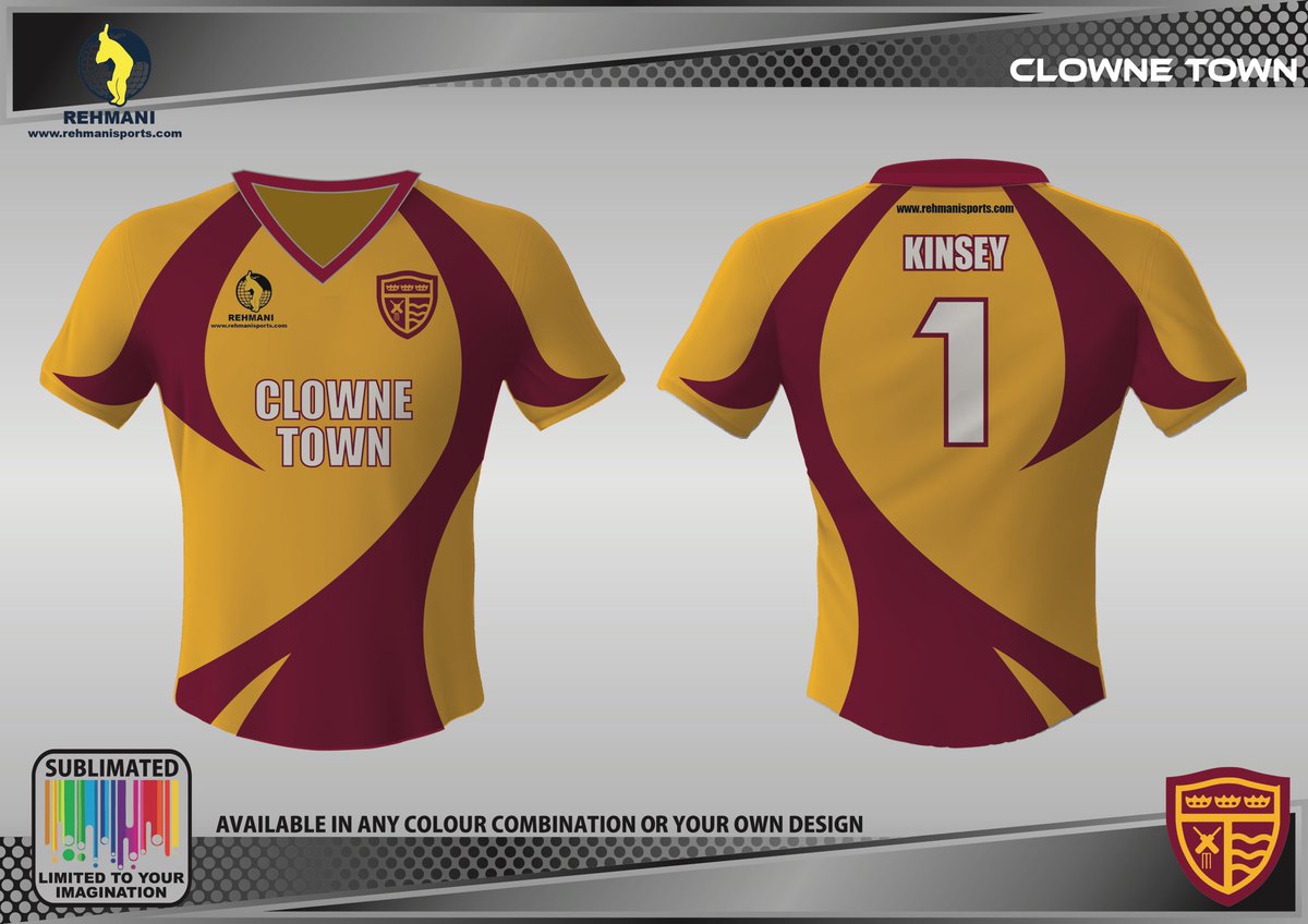 Absolutely no limits to colour and designs through our Sublimation Teamwear range. Whatever your clubs colours are we can add them onto all garments on a unique design to ensure you look the part for 2019. We are the most competitively priced  clothing supplier in the UK #Quality