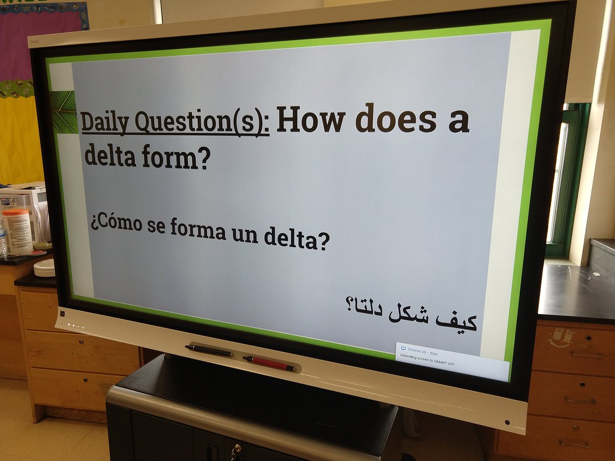 juliem_coach's tweet photo. All classroom languages present to support independent start to class! Way to go Ms. Palombo! @DelSestoMiddle @BasecampNe #basecampne #faweo https://t.co/W1URoFrAc3
