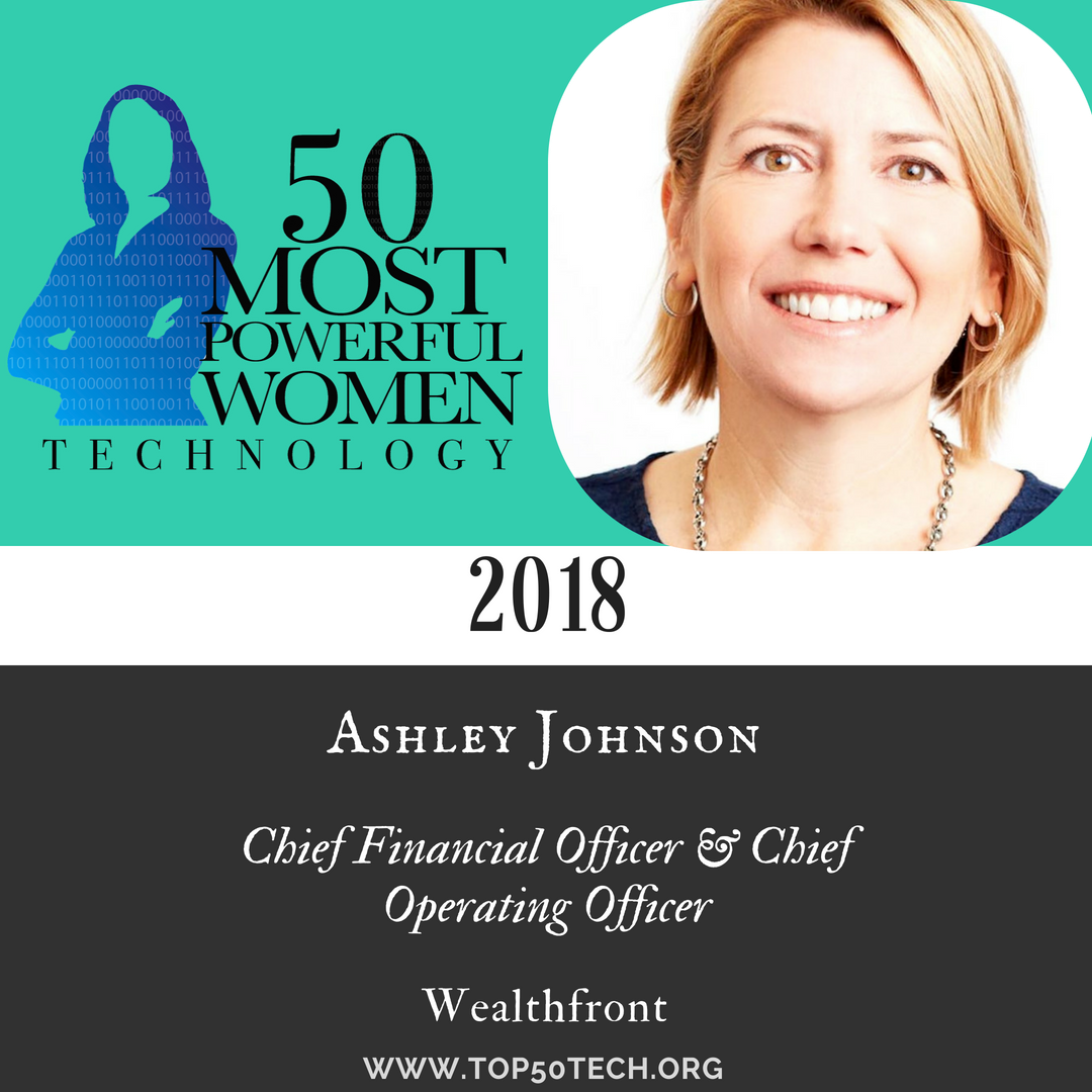 Wealthfront's tweet photo. Congratulations to our CFO and COO @ashleyfj71 for being named as one of @DiversityFirst's Top 50 Most Powerful Women in Technology! #Top50Tech https://t.co/5gNKhoZQLn https://t.co/3esxufjOkq