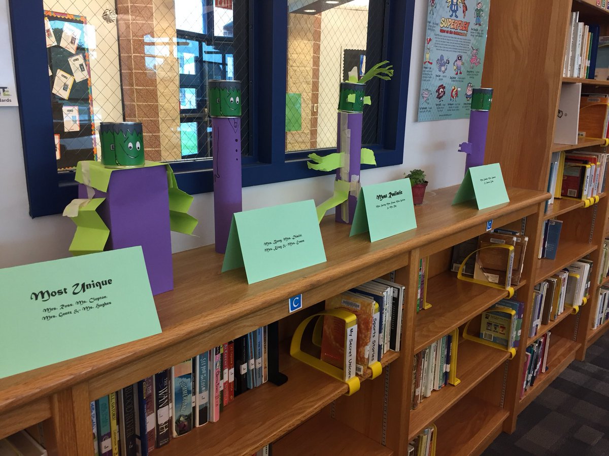adtomas23's tweet photo. Loved that our teachers took the STEAM monthly challenge during our PD today! Some pretty creative Frankenstein’s!! #EaglesNest @bvsdeubanks https://t.co/3m0gVPRS4G