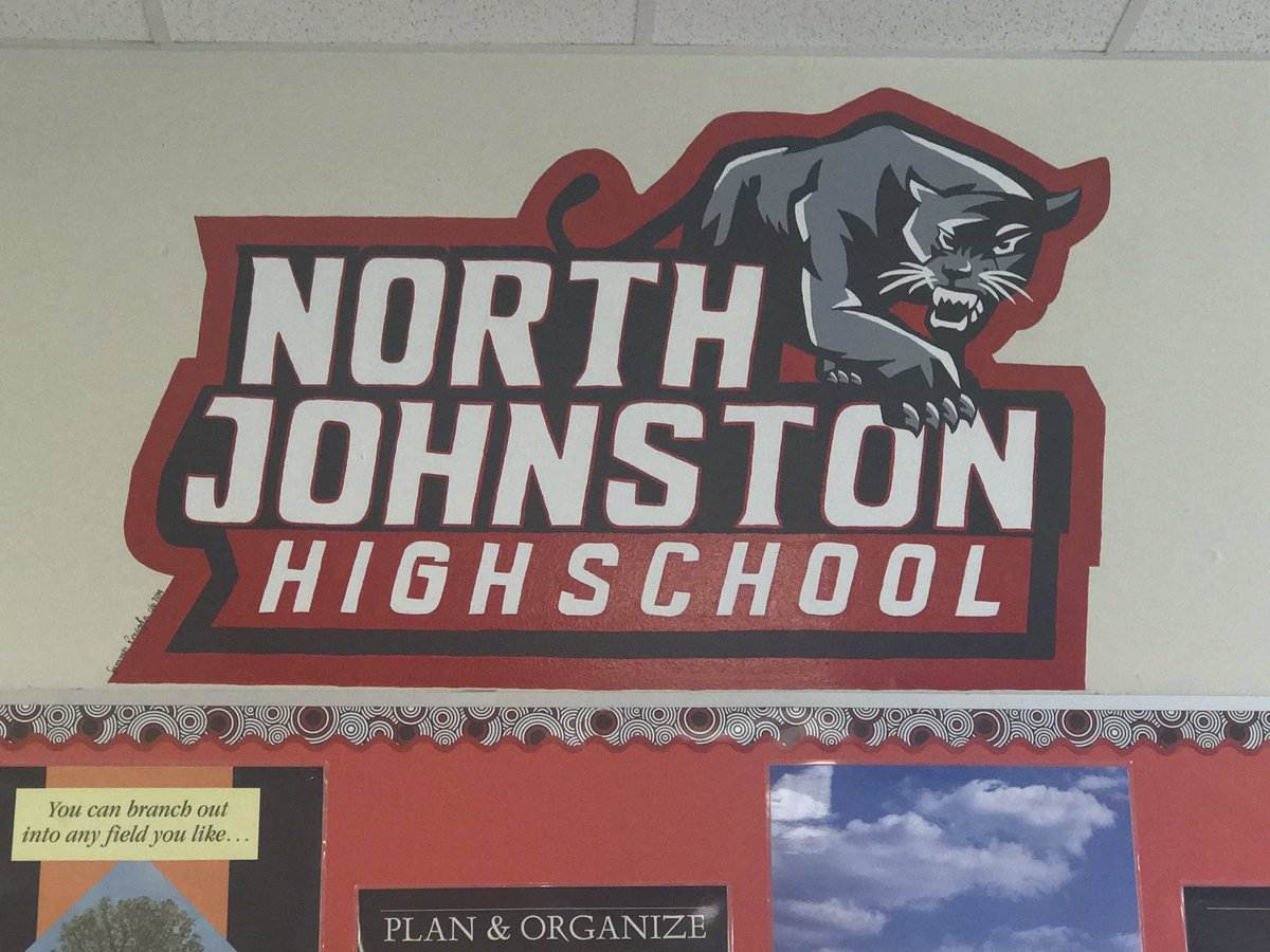 Amazing artwork by a very talented young lady <a href="/summerronczka/">Summer Ronczka</a> !!! Office is now full of <a href="/NJHS_Panthers/">North Johnston High</a> pride!!!! @BenWilliams1911 <a href="/RossRenfrow/">Ross Renfrow</a> <a href="/JCPS_NC/">Johnston County Public Schools</a> <a href="/NojoXc/">NOJO XC</a>