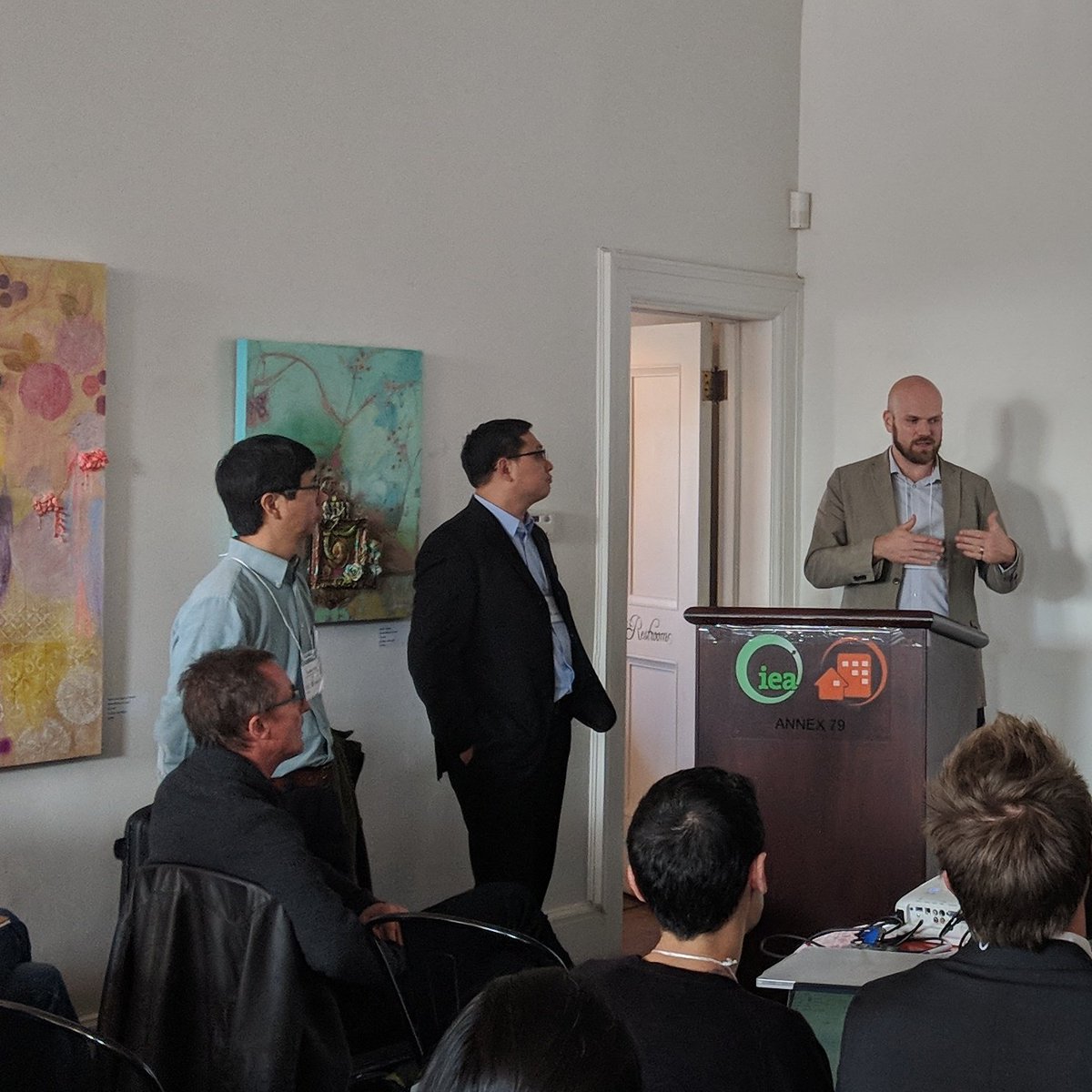 thisismikekane's tweet photo. Wrapping up an exciting week learning and sharing ways to make buildings more responsive to occupants, while making them more sustainable and resilience. #BECC2018 and IEA EBC Annex 79 https://t.co/cSpHgQ4svz