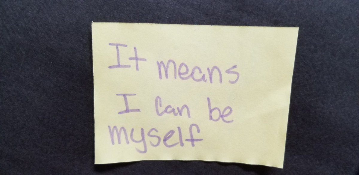 mdavilacorey's tweet photo. I'm learning a lot from my kids as we work in theatre!  Here's some quotes that some children left for Ms. Kerbal. @CoreyFADL @MissKerbelDrama https://t.co/WXawSF3wlz