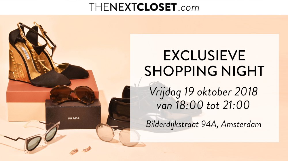 Wil jij de meest exclusieve designer items uit de collectie van de Premium Service offline shoppen? Reserveer direct jouw plek via premium@thenextcloset.com voor onze exclusieve shopping night op 19 oktober! Er zijn slechts 30 entreekaarten beschikbaar. #TNC #vintagefashion