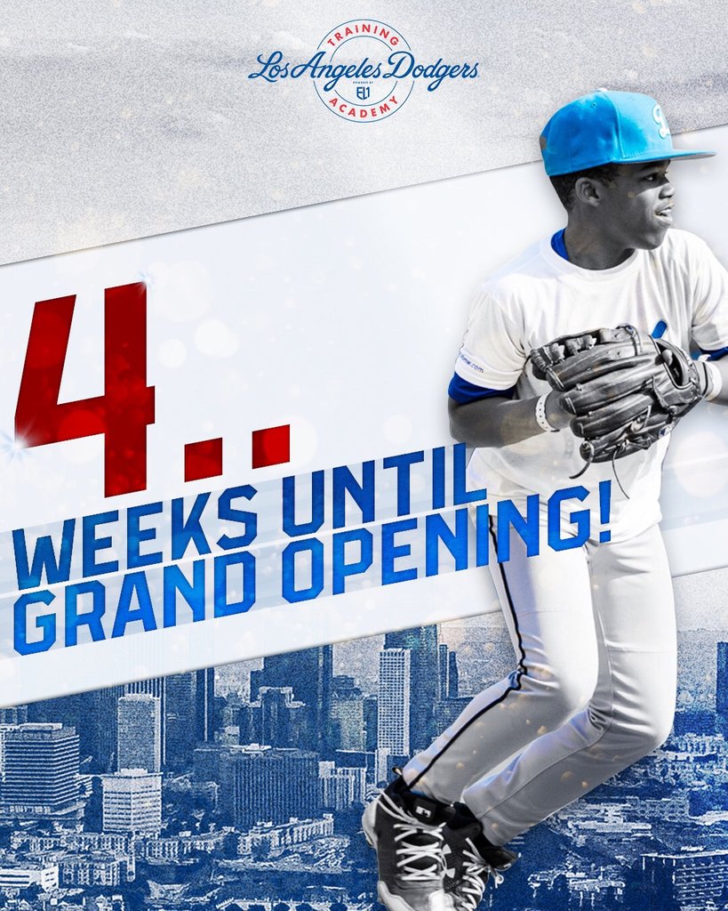 DodgersAcademy's tweet photo. Drop a 🤙🏽in the comments if you are coming to our GRAND OPENING on November 3rd!

#DodgersTrainingAcademy #Dodgers #RedondoBeach #SouthBay #YouthSports #Performance #Baseball #Softball #MiniPros https://t.co/iZMgChNPq9