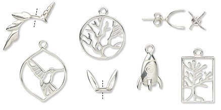 FireMtnGems's tweet photo. New #Amoracast® lightweight #charms, #beadcaps, mountings rendered in customer-favorite #sterlingsilver. https://t.co/9jVwE1oBj4 https://t.co/NsJwS0H822