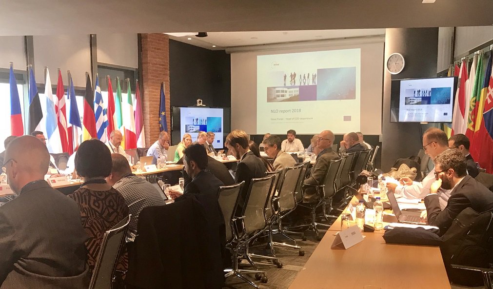 enisa_eu's tweet photo. #ENISA's Management Board, chaired by Jean Baptiste Demaison from @ANSSI_FR, met yesterday in Athens to discuss about the agency's work programme and ENISA's future role under the proposed #CyberSecurityPackage. https://t.co/DtkM43u46p