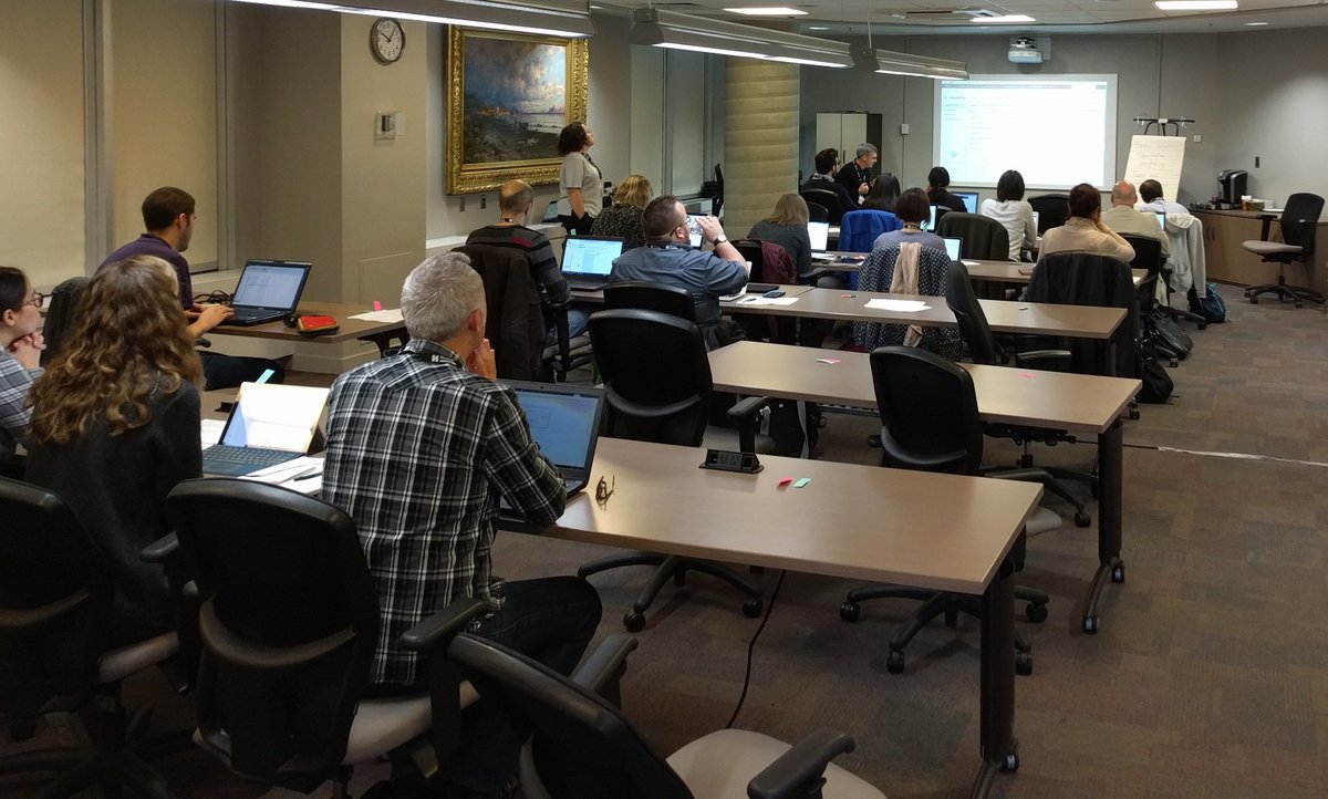 elibtronic's tweet photo. The venerable @timtomch begins our OpenRefine @LibCarpentry session.

#accessyhm https://t.co/L2qhEcoDTn