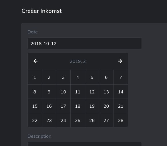 budgethq_com's tweet photo. Improved our date-picker, it's compatible with dark theme now! 🍾 https://t.co/Y0V22L56Q5