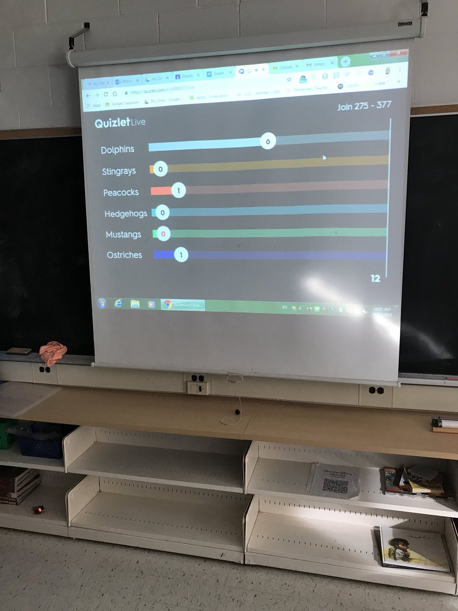 Mrs_Bettridge's tweet photo. Introduced Quizlet live today with my science class. A collaborative way to remember and understand important concepts 🎉 #review #interactionsintheenvironment #quizletlive @quizlet https://t.co/UMO2zqfNzU