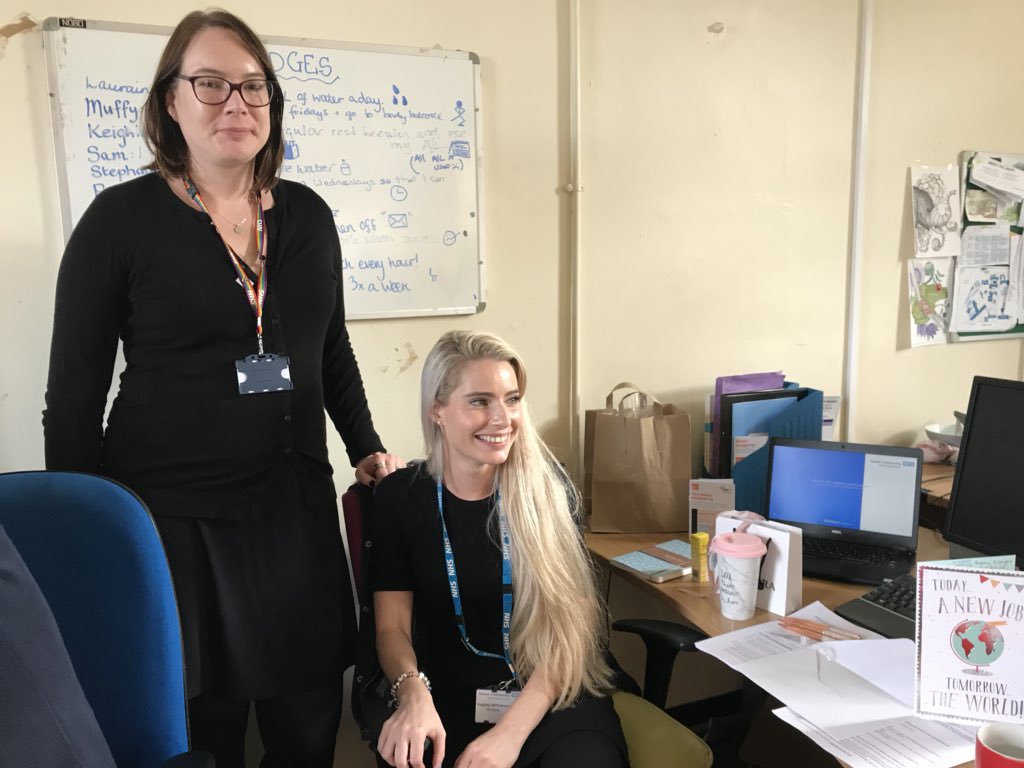 saraht40's tweet photo. Saying goodbye to Keighley. Best of luck @AgeUKESussex We will all miss you @nhs_sct #HRODComms https://t.co/Pc9R6RUV0E