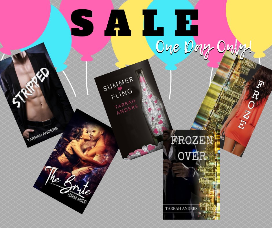 🚨🚨ONE DAY SALE🚨🚨
I mistakenly thought today was Friday the 13th &amp; decided to do a flash sale. Silly me, can't read a calendar right &amp; boom... it's the 12th! 
BUY ON #AMAZON: amazon.com/author/tarraha….
#BOOKSALE #INDIEAUTHOR #BIBLIOPHILE #TARRAHANDERS#ROMANCENOVELS #ROMANCEREADS