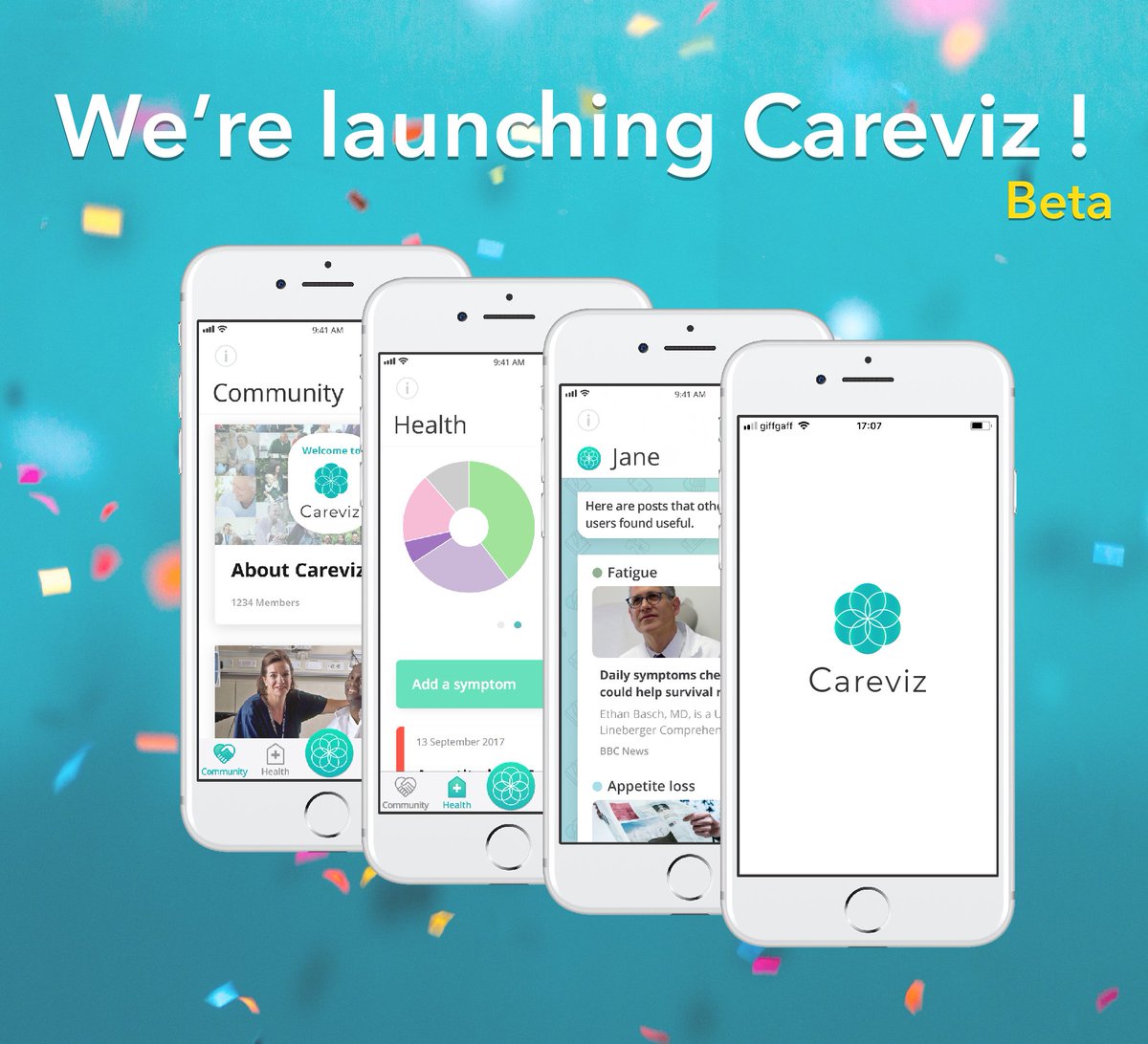 We have some exciting news to share with you : Careviz app (beta) is now available on the App Store !

Our app can help transform the way we relate to people living with cancer.
Watch our Video: youtu.be/XnvQCfJwHKA

Download the Careviz app here: itunes.apple.com/us/app/careviz…