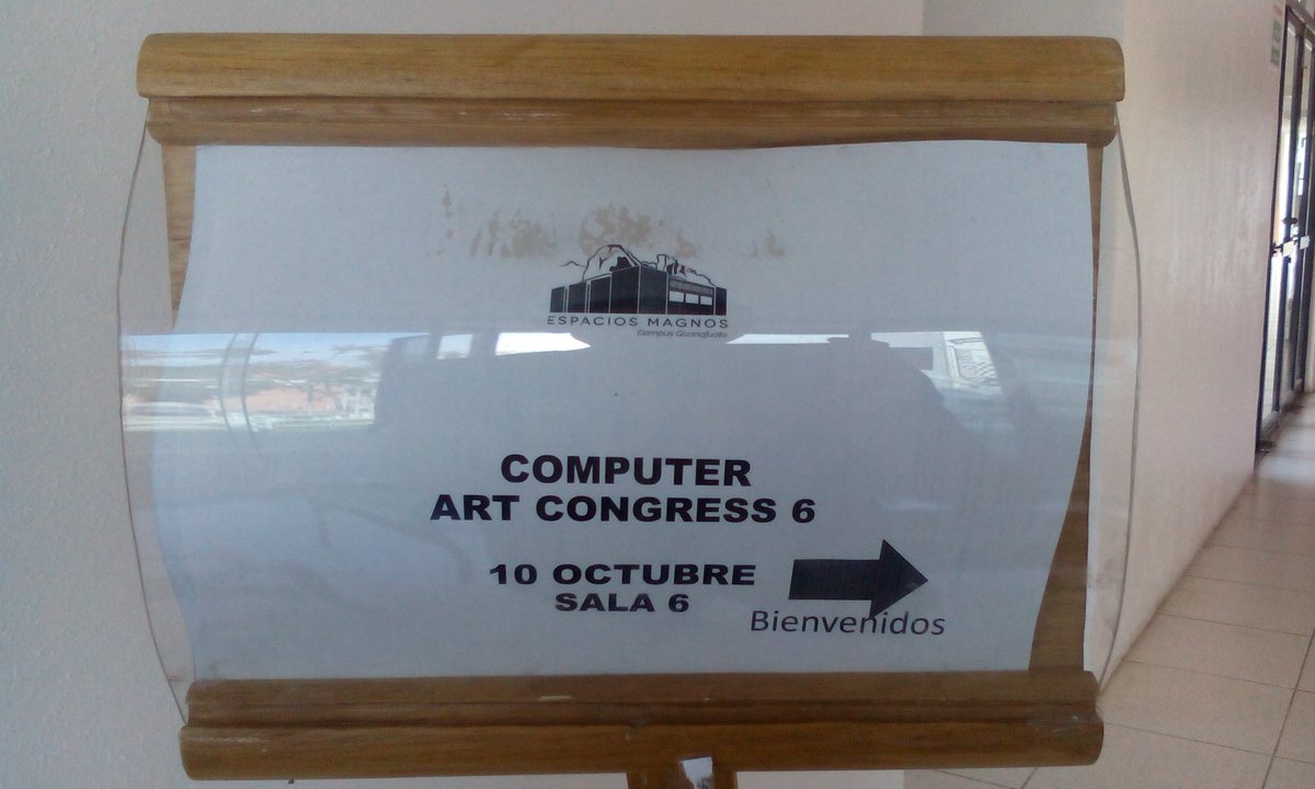 HernaniVillase's tweet photo. Último día del #cac6. Hoy hablaré de música por computadora en México (2010 - 2014) y su articulación en la práctica de #livecoding en la escena del @cmm_cenart https://t.co/J9FcG3AG6Y