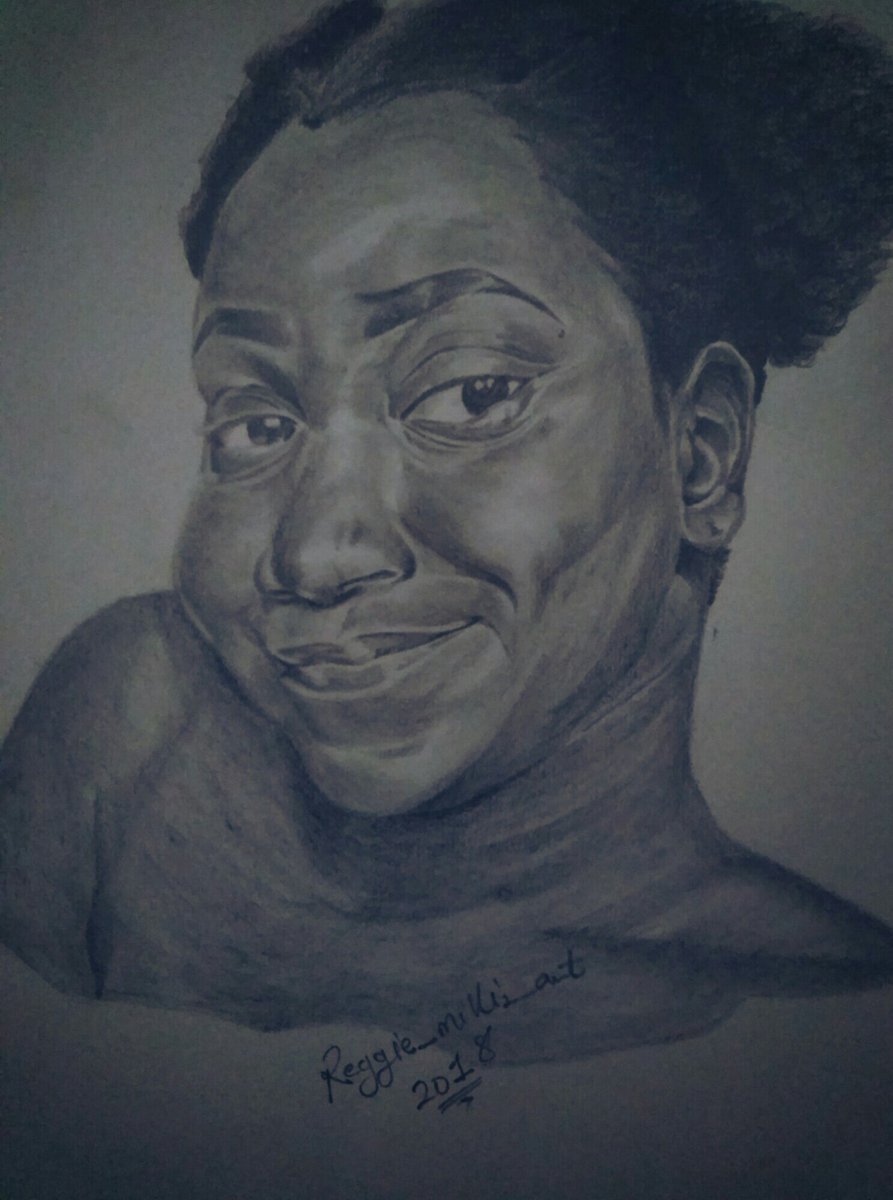 reggiesart's tweet photo. Finally done...TGIF..who has panadol abeg???....#wearenigeriancreatives #black_and_white #blackisbeautiful #pencil_art #pencil_sketch #graphiteandcharcoal #nigeriancreativity #insta_art #art_selfie #selfie #imaginative_art https://t.co/tZ7wri4g0g