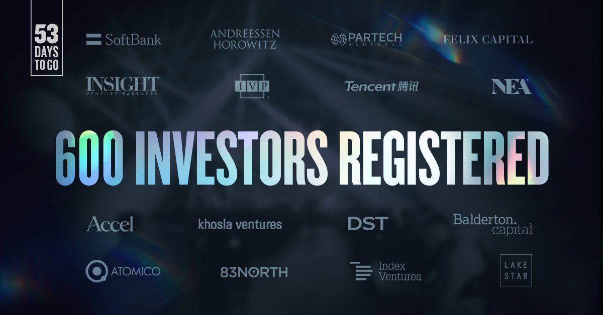 SlushHQ's tweet photo. And just like that... 600 investors registered for #slush18! 🔥 Welcome to the North @balderton @PartechPartners @83NorthVC @insightpartners (+596 more)! Only 53 days until showtime – about time you got your Slush pass, isn't it? Thought so! Have a great weekend ❄️ https://t.co/a8Nme3JqgO
