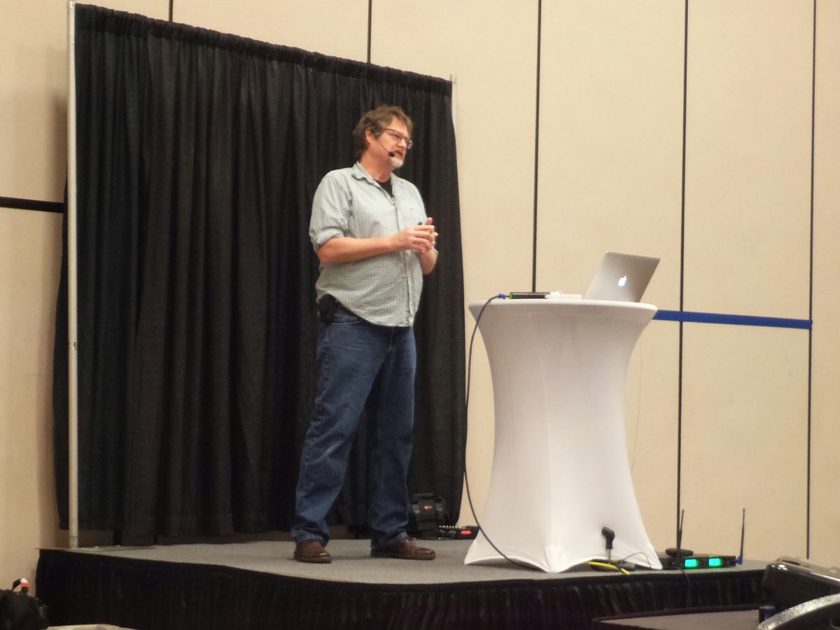 SQLBreanna's tweet photo. @aJimHolmes kicks off #devspace18 with a heart wrenching personal story of overcoming adversity https://t.co/MbxFI96oFK