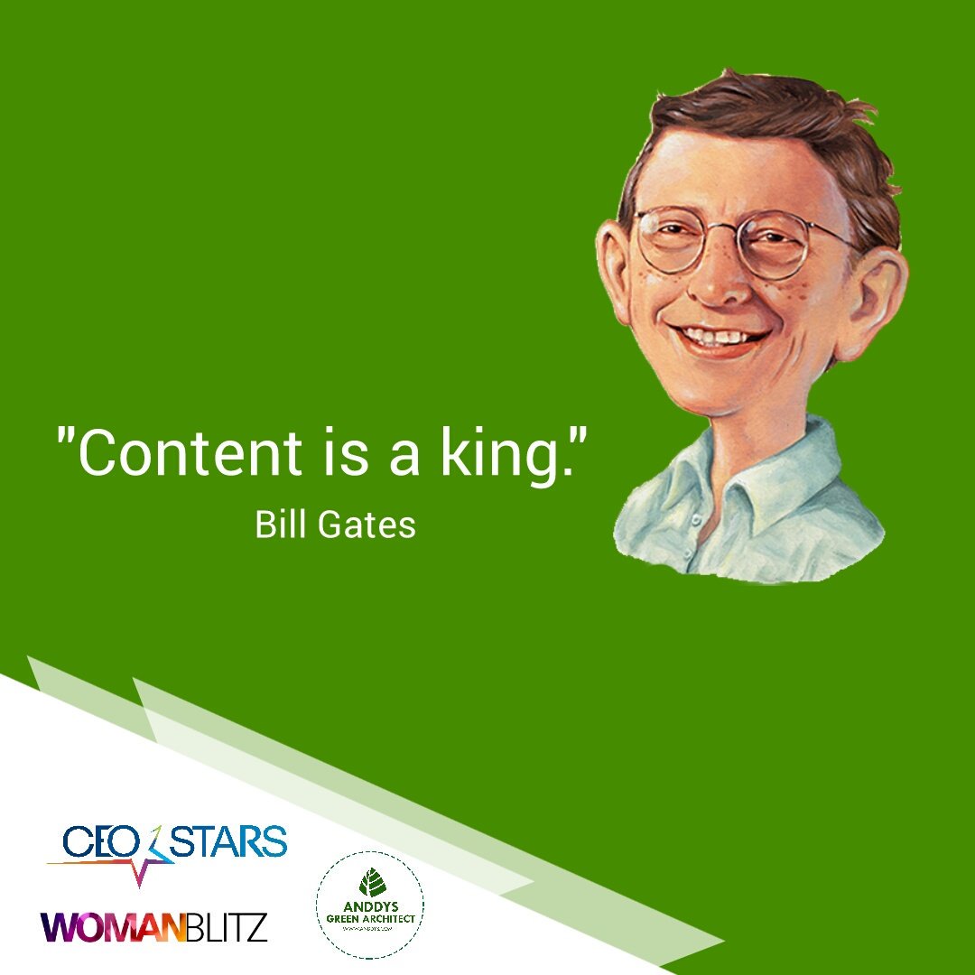 "Content is a king", kata Bill Gates. Konten menentukan daya tarik konsumen utk mendekat. Jadi, konseplah konten dengan menarik.