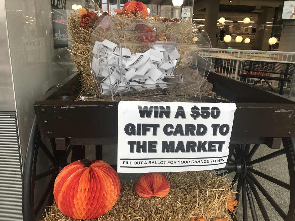 Have you entered our Weekly October giveaway #HamOnt ?!

👉🏼Every Market week in October we’re giving away a $50 Market gift card to one lucky customer
👉🏼 You can enter to win by filling out a ballot at the York Blvd entrance
