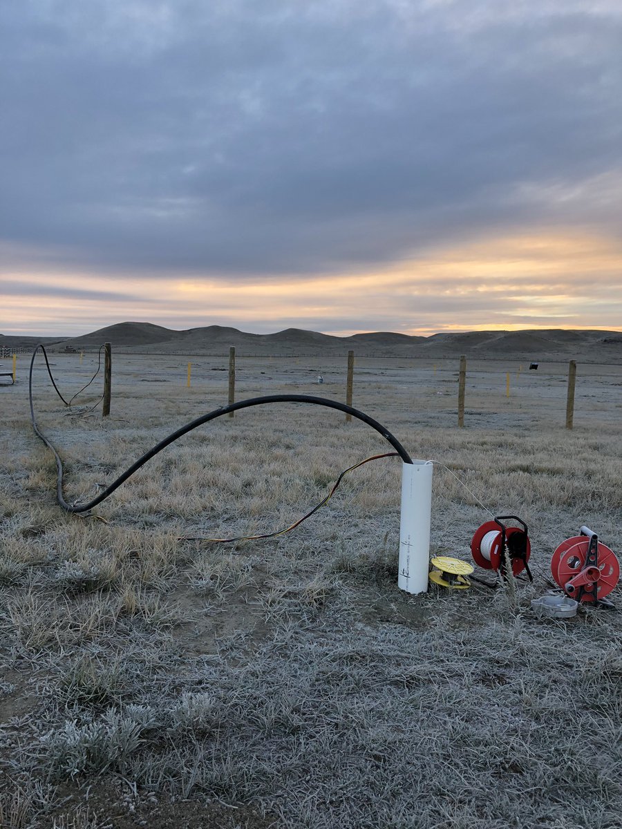 sjposch's tweet photo. Last day of a pumping test in Grassland National Park #isllife https://t.co/i6vAKzVf3Q