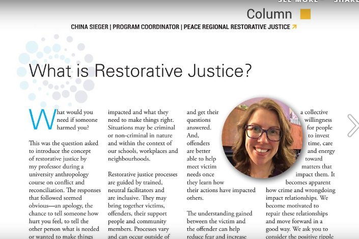 RJAlberta's tweet photo. China Sieger with @PRRegionRJAssoc was invited to write a column in @MoveUpMagazine explaining what RJ is. Check it out here: https://t.co/wlL1HIOjqj

Do you have local RJ news/articles from your community? Share them with us so we can share the movement of RJ in AB.
#RJAlberta https://t.co/To001bMYoi
