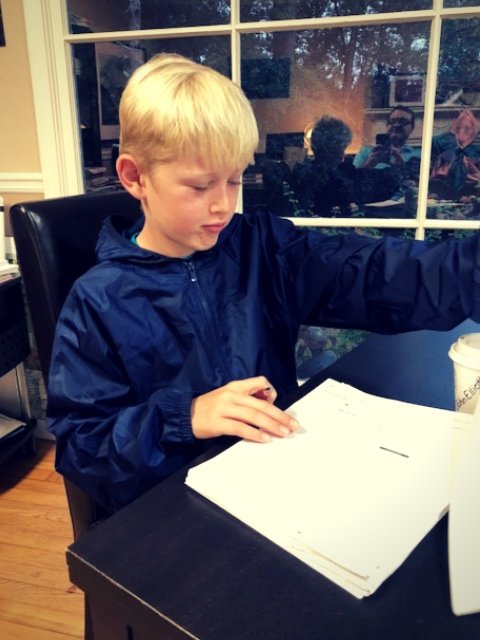 HighMeadowsGA's tweet photo. HMS student, John Elliott, had the opportunity to spend a day as “Head of School for a Day”. As the Head of School, he expressed an appreciation for all the programs and fun learning opportunities that HMS offers. Thanks, John, for leading our school for the day! #edchat #proged https://t.co/AqpQWJVAG2