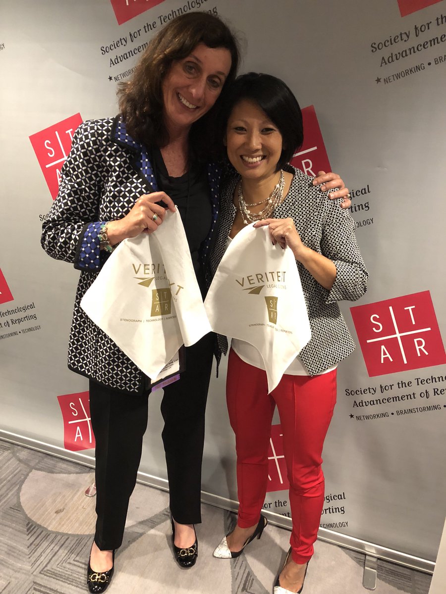 Live from #STARCON18: Paradigm/<a href="/Veritext/">Veritext</a>'s <a href="/MerileeJohnson/">Merilee Johnson</a> with teammate <a href="/rosaliekramm/">rosaliekramm</a> from Kramm/Veritext in San Diego!