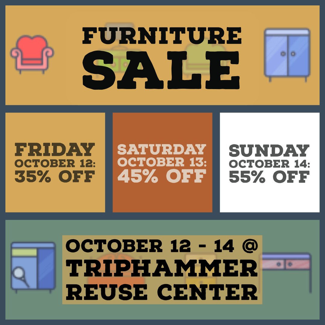 Finger Lakes Reuse On Twitter Chairs Tables And Couches Oh My