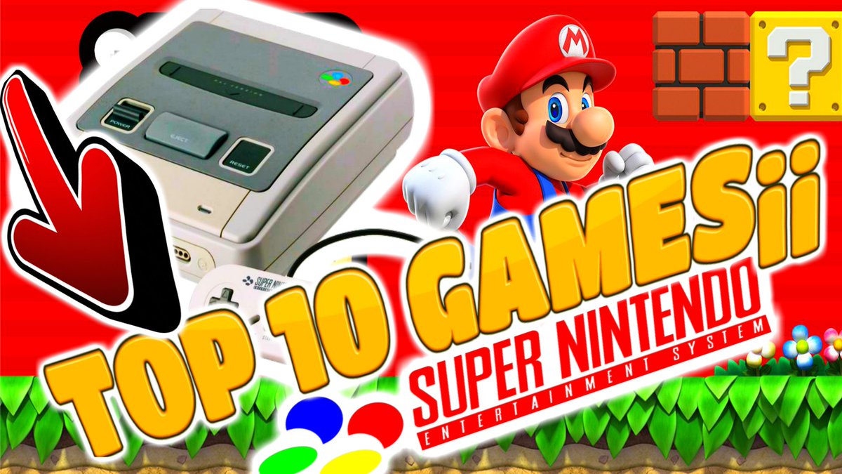 BABYPLAY_GAMES's tweet photo. 👉 SNES (Super Nintendo) TOP 10 games ► 😍 What are your favorite SNES games? 😍

@Videos__Gaming @ES__Gamers @USA_YouTubers #gamer #gaming #snes #nintendo #retro #supernintendo @IGN @Promo_YT @DNRBOT @Demented_RTs 

Retweet and make me go viral →  https://t.co/8syHe36qHy  😋 https://t.co/OcF4yycPe8