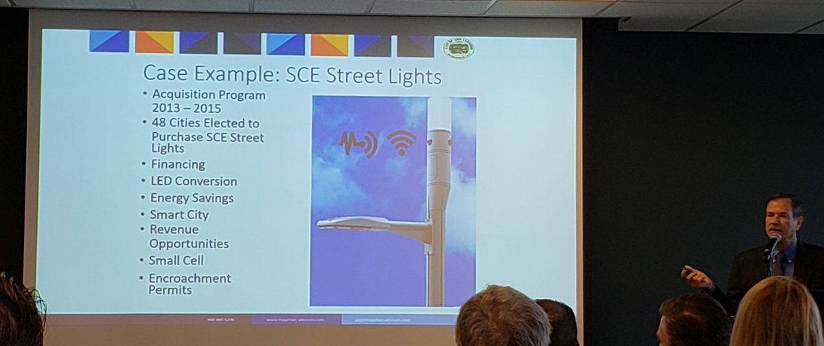 Gaining momentum in coalescing interested parties in the acquisition of street lights for smart city and green initiatives. Jory Wolf presenting at the Regional Broadband Summit: Creating Technology-Driven Communities.
