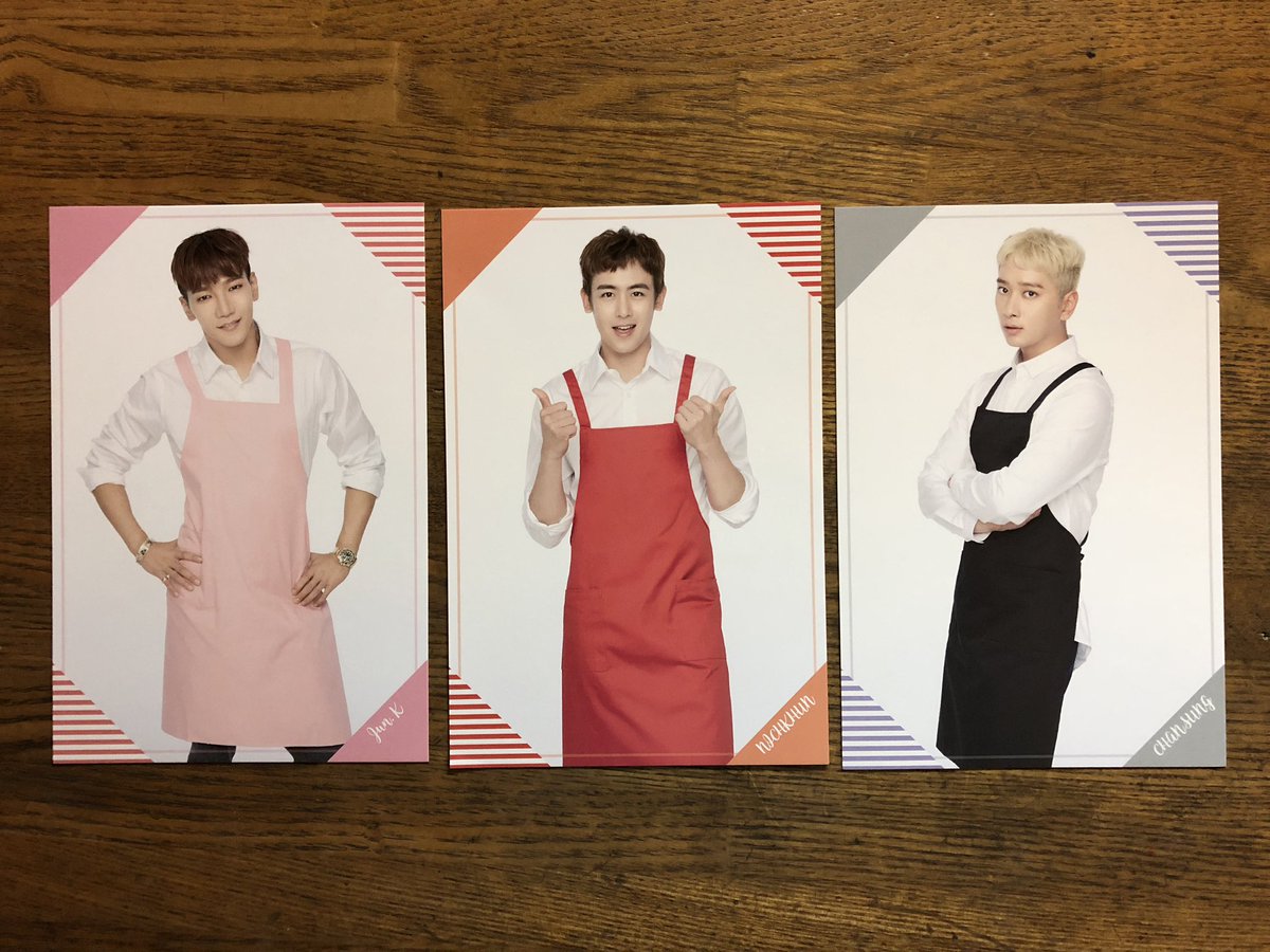 「拡散希望」
ZooPM cafe2 予約特典カード
交換のお願い。
ジュノさんペンチングの代行です。宜しくお願いします

(譲)ジュンK💗ニックン❤️
        チャンソン💜

(求)ジュノ💛