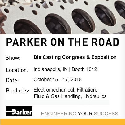 ParkerFilters's tweet photo. Headed to Die Casting Congress &amp; Expo? Meet us at booth 1012 and test out our latest #Filtration products for industrial manufacturing and #Transportation that will save you time + $$. Details: https://t.co/t947t3w94Y #DCCE18 https://t.co/FzB9OHZn8w