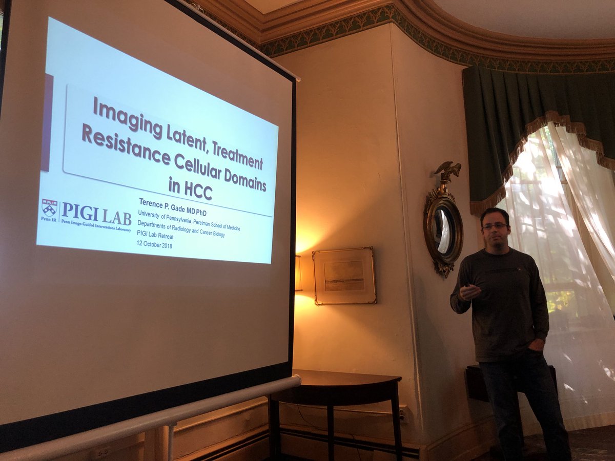 The goodness keeps coming w/ <a href="/PigiLab/">PIGILab</a> scientific director <a href="/TerenceGade/">Terence Gade</a> talking about imaging latency in #HCC  w/ <a href="/OncologyIR/">Mikhail Silk</a> <a href="/md_rogue/">Stephen Hunt, MD,PhD</a> @ejstein23 #PIGI2018 #WithoutAScalpel