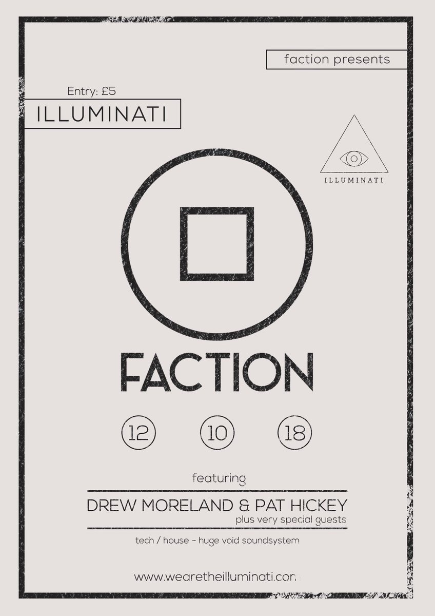 FACTION__'s tweet image. FACTION FRIDAY IS UPON US!

Tonight at @IlluminatiBar, expect proper Ibiza vibes!